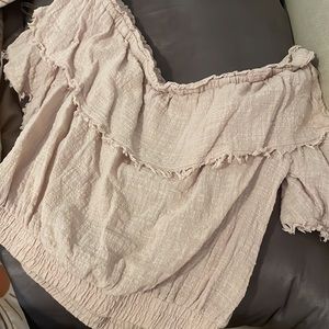Off the shoulder blouse
